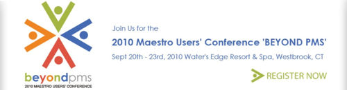 Maestro Usesrs Group 2010